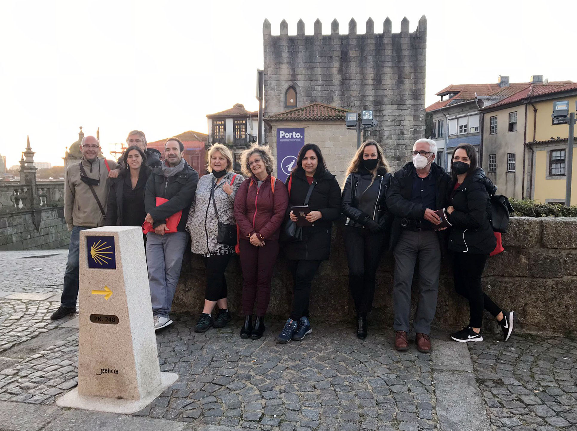 Máis de vinte xornalistas especializados e operadores turísticos descobren os encantos dos Camiños Inglés e Portugués grazas a Fairway